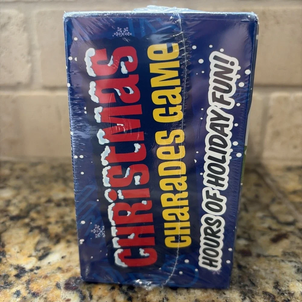 Outset Media Christmas Charades Party Game Holiday Family Fun NEW SEALED Ages 8+